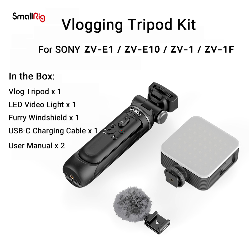 SmallRig ZV-E1 케이지 키트 HDMI용 실리콘 그립케이블 클램프 소니 풀 카메라 내장 퀵릴리즈 196,500원