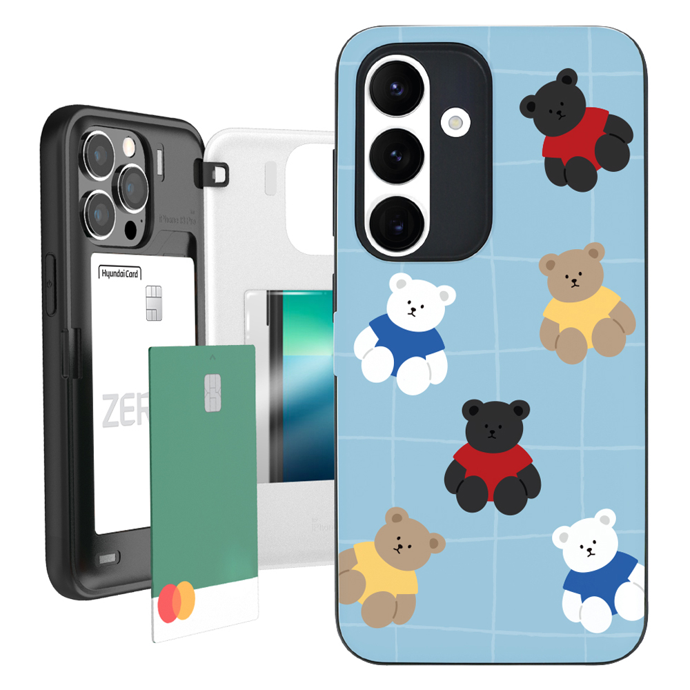 유스픽 곰 세마리 카드 2장 포켓 마그네틱 휴대폰 케이스 22,530원