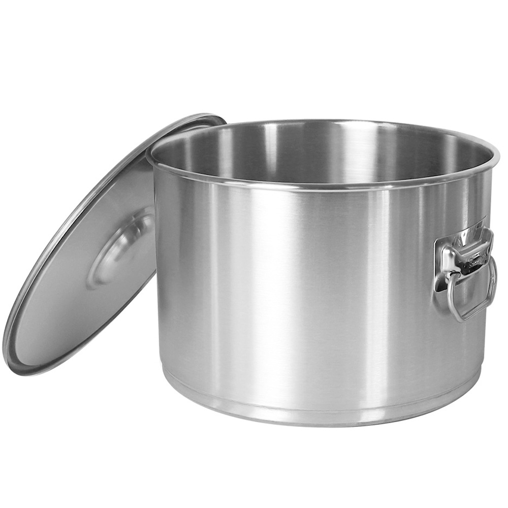 유유마트 국산 스텐 소도와 낮은 업소용 육수통 곰솥 대형 냄비, 1개, 13가론_37cm, 25리터 64,900원