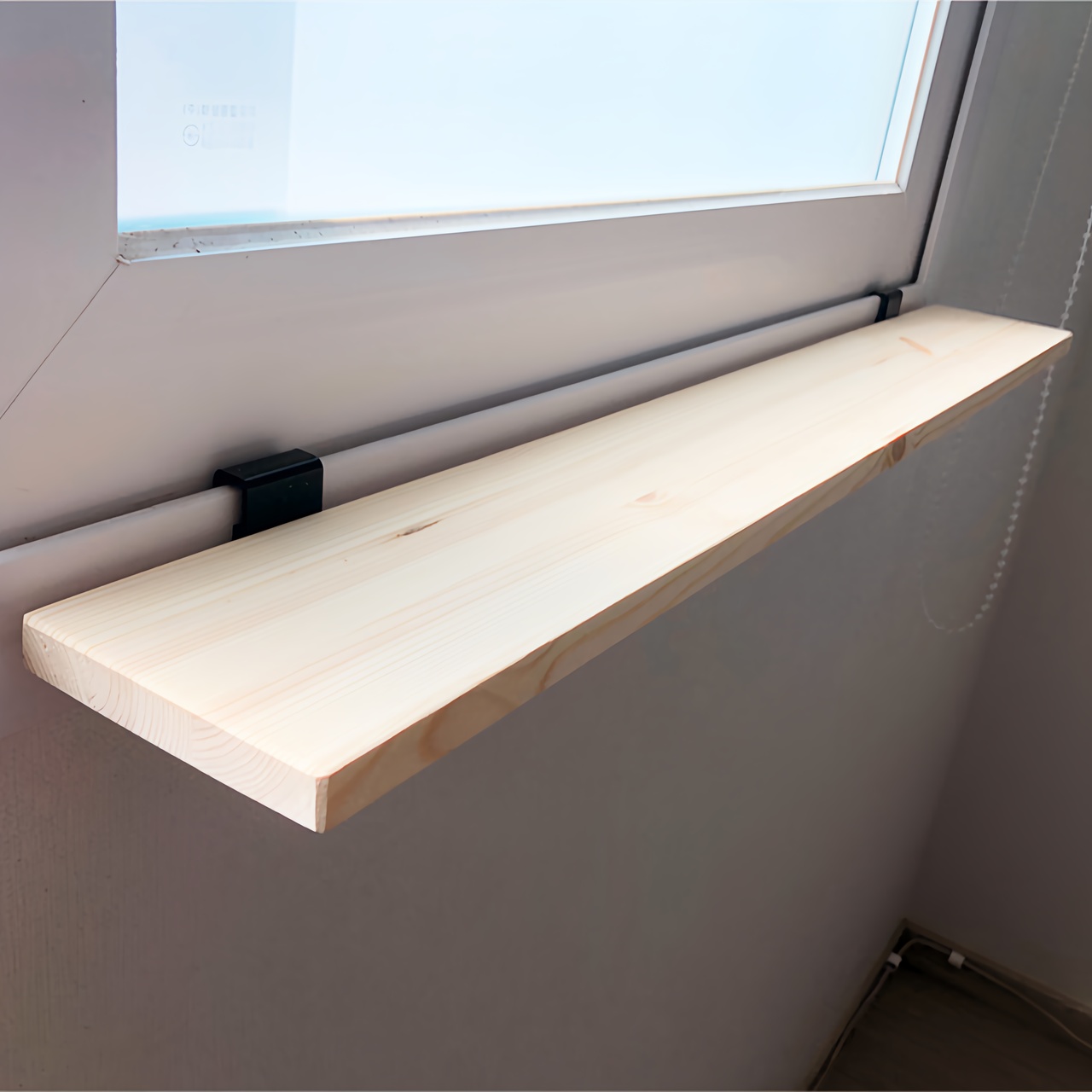 아키아 네이쳐 원목 창틀 선반 23cm x 9cm + 창틀 브라켓 2p 11,700원