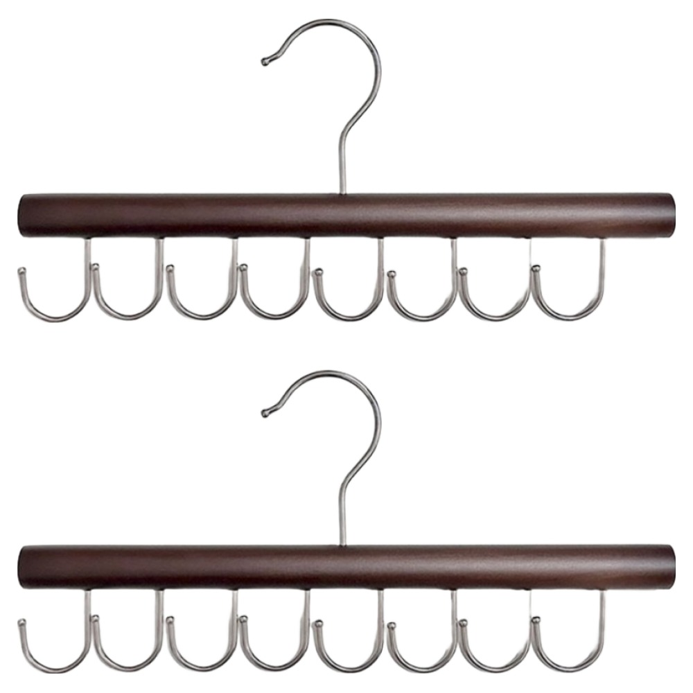 쥬롬 회전후크 다용도 모자 가방걸이, 다크 브라운, 2개 9,000원