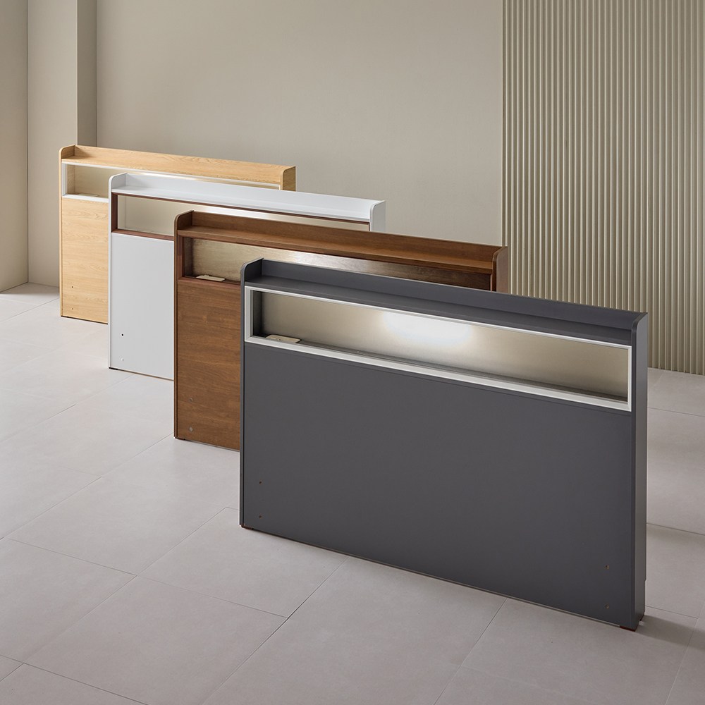 몬트디자인 보니타 침대 헤드보드 LED 슈퍼싱글 퀸 라인형 4colors, 월넛 83,900원