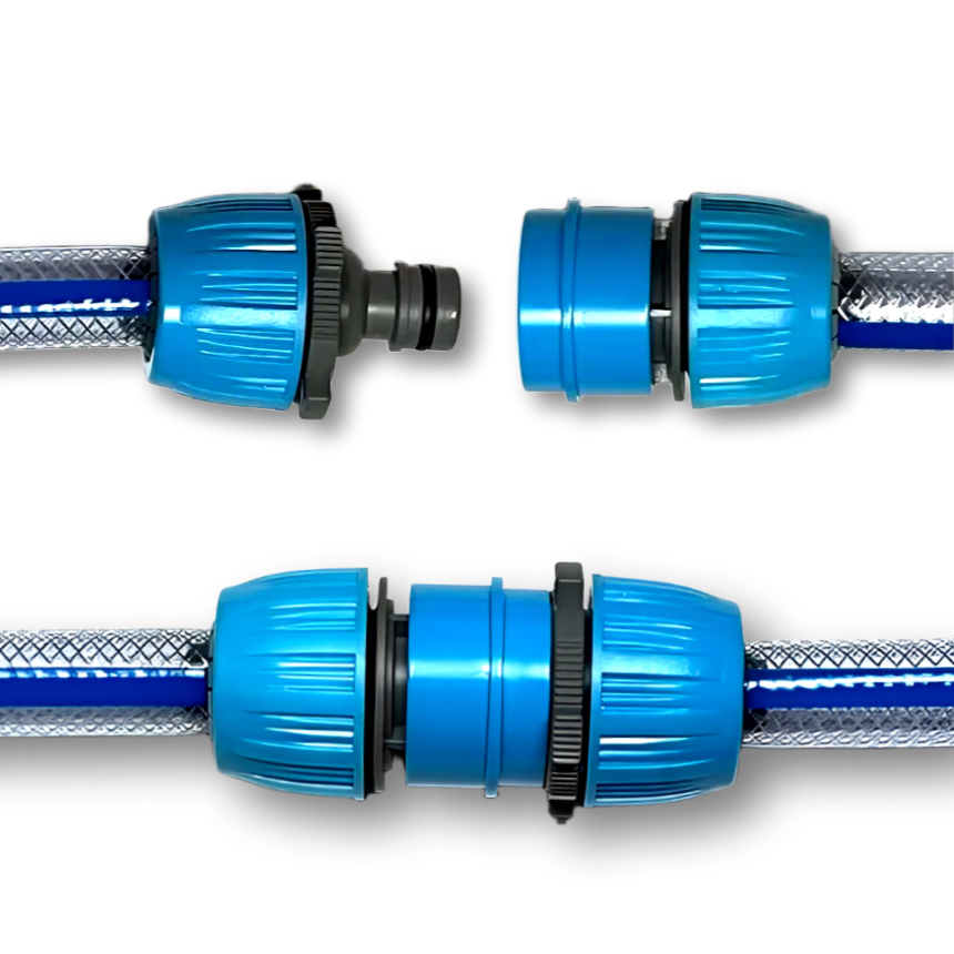 대복 원터치 호스+호스 연결구 물호스 연장 16mm 호스연결에 최고 아이템 하늘색, A 하늘색 호스+호스 연결구, 1개 5,800원