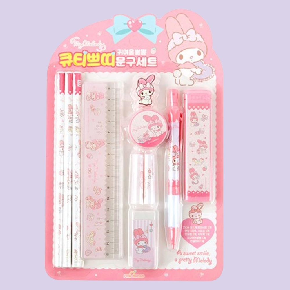 산리오 귀여움쁘띠 문구세트 어린이집 답례품 초등학교 어린이날 크리스마스 단체선물세트 3,900원