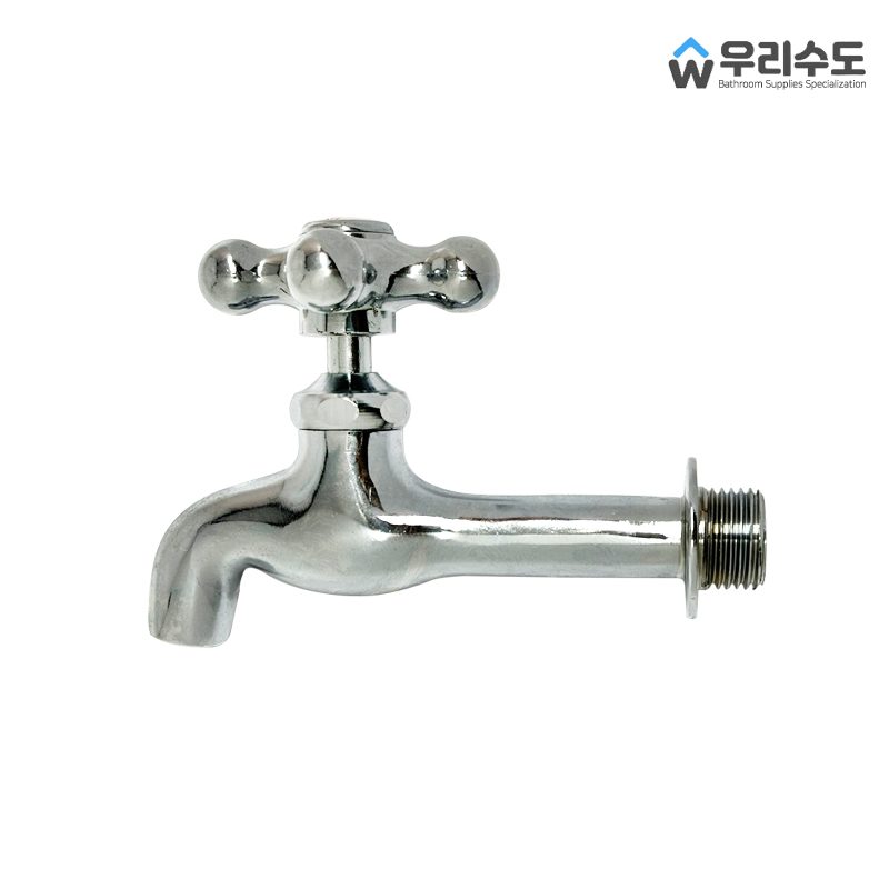 우리수도 십자핸들 장가랑꼭지 가로꼭지 수도꼭지, 냉수, 1개 11,000원