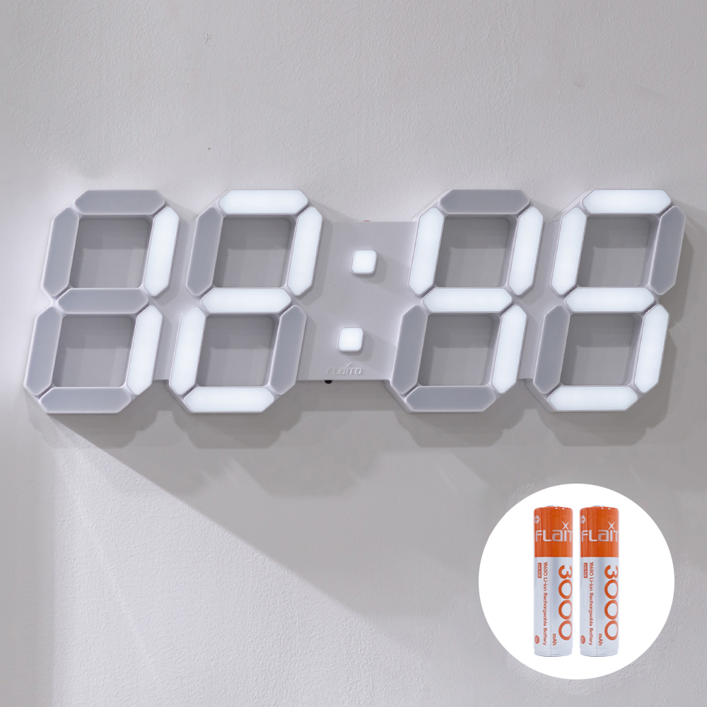 플라이토 하이브리드 유무선 C타입 인테리어 LED 벽시계 38cm 128,500원
