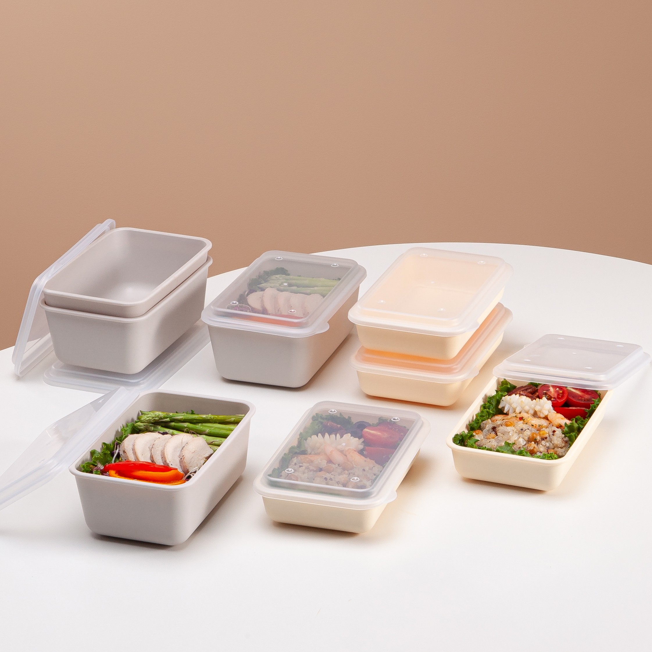 아띠홈 밀프렙 듀얼사이즈 1단 도시락 2종 x 4p 세트 18,900원