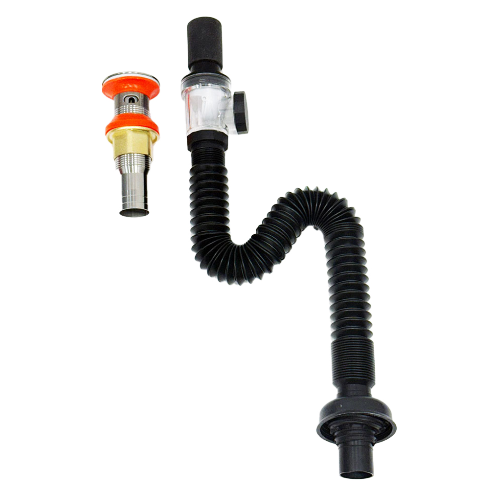 생활꾸밈 세면대 배수관 팝업 트랩 부속품, 블랙 9,800원