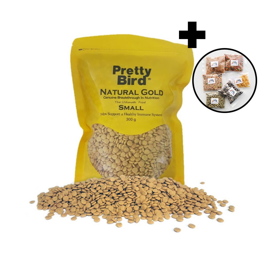 앵무새펠렛 프리티버드 네츄럴 골드 스몰 300g 중소형 앵무새 사료, 1개, 300g 12,000원