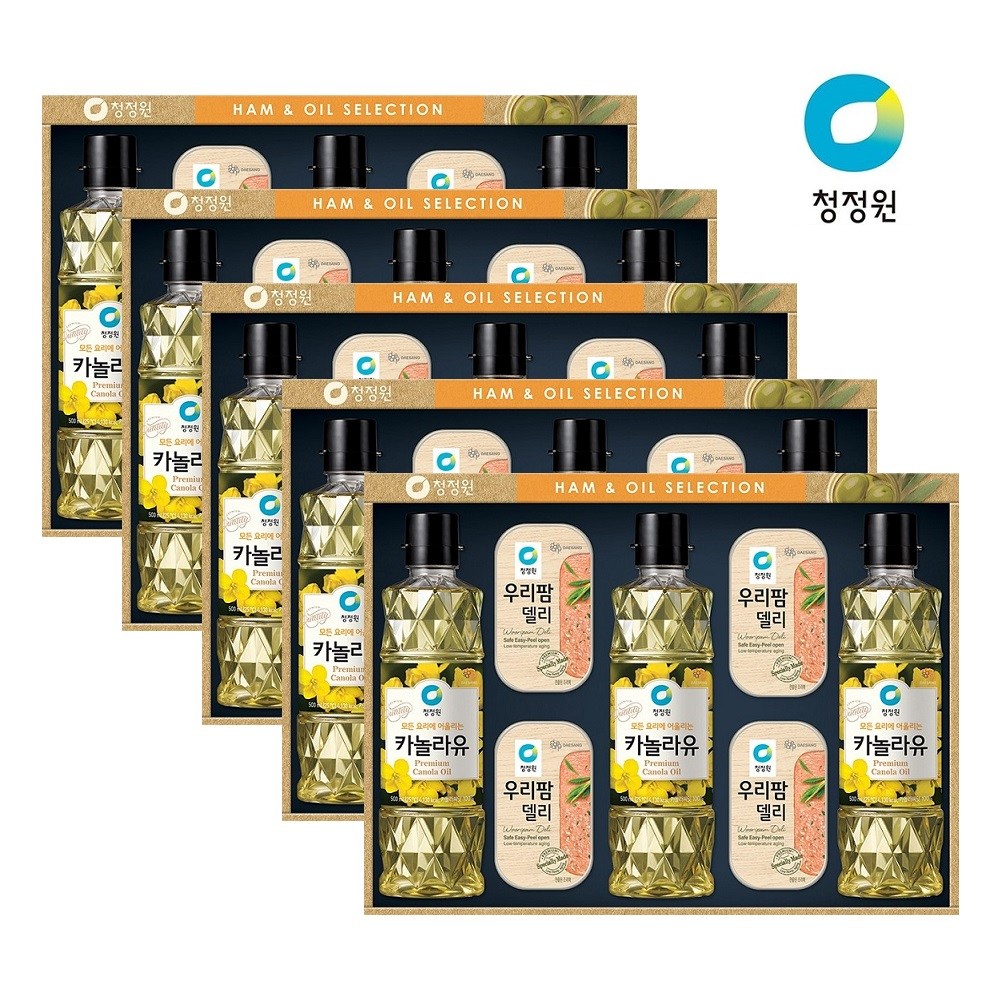 청정원 팜고급유 5호 5세트 (명절선물세트) 99,000원