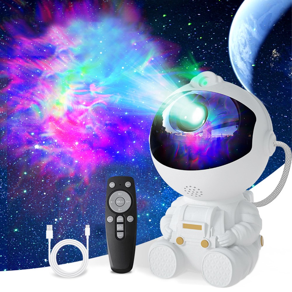 LareinaT 우주인 무선 리모컨 무드등 수면등 침실 거실 아이방 집들이 선물, 화이트 37,900원