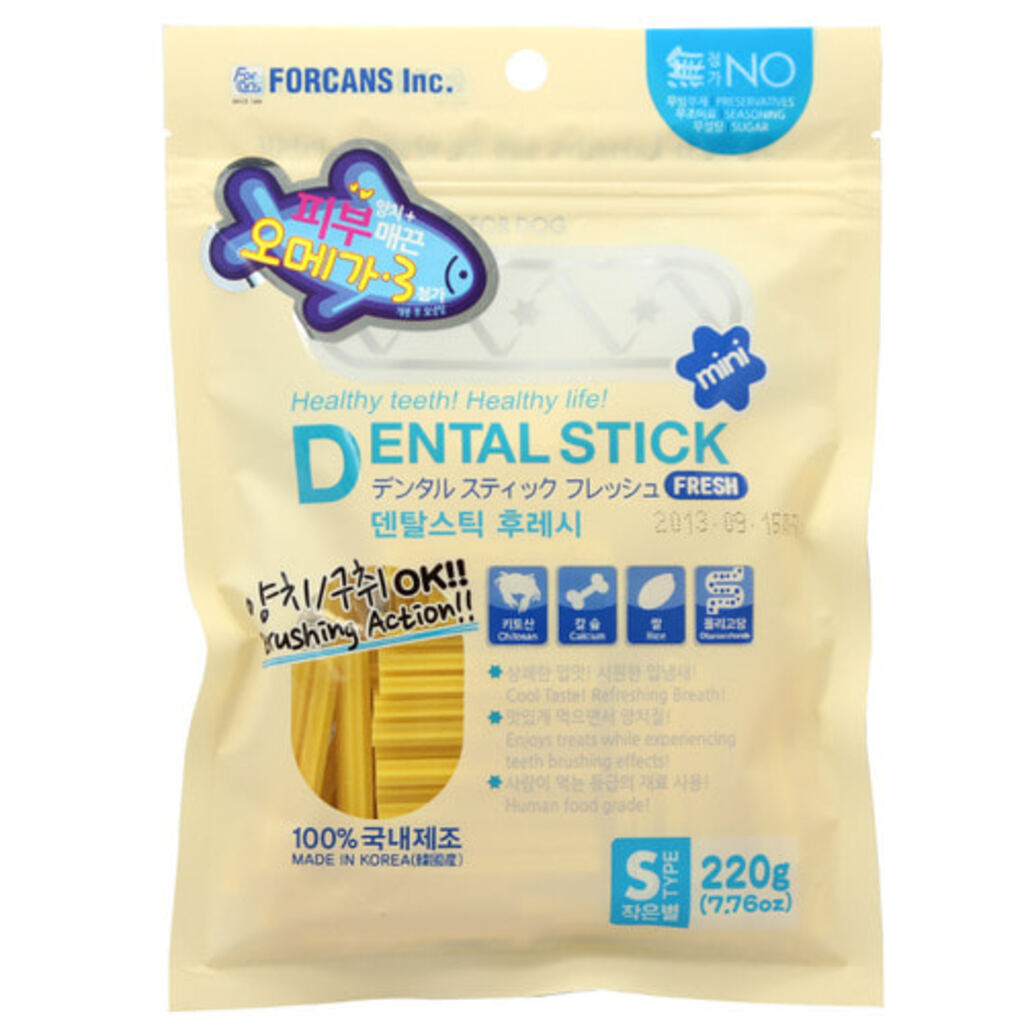 포켄스 덴탈스틱 후레쉬 오메가3, 큰별 M , 220g, 1개 12,350원