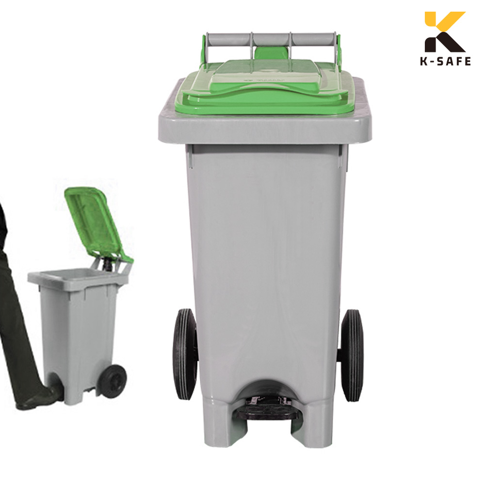 국산 페달형 60L 음식물 쓰레기 수거함 업소용 아파트 95,200원