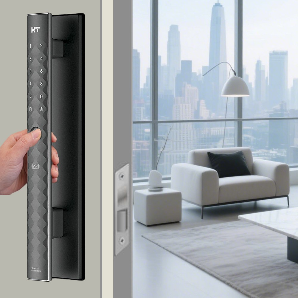 현대HT TDL-A5001F 지문인식 슬림형 즉시잠김 현관문 아파트 고급주택 도어락 번호키 설치 교체, 고객직접설치, TDL-5001F (지문+번호+카드), 현재가 269,000원