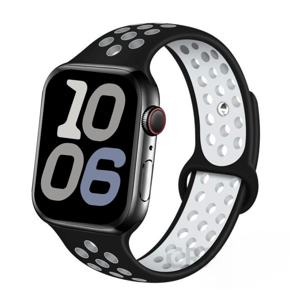 Fegwilde 애플워치 호환 실리콘 더블 컬러 실리콘 스포츠 스트랩 42/41/40/38/49/46/45/44mm 11 10 9 8 7 3 울트라1/2/3 SE1/2/3  밴드 10,900원