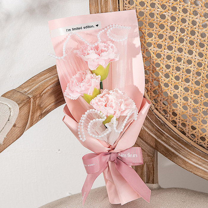 미마르 기념일 이벤트 꽃 미니 비누 꽃다발, 핑크, 1개 9,900원