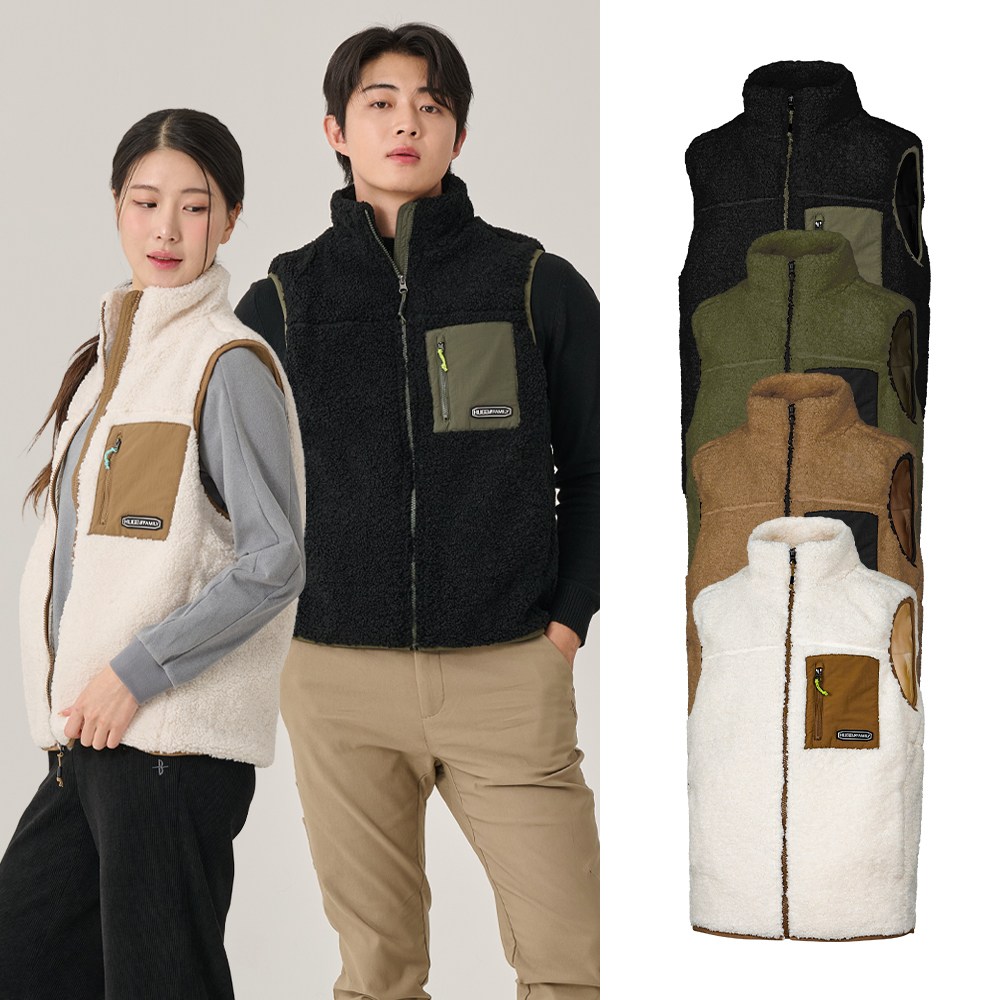 빌트모아 남녀공용 겨울 플리스 베스트 양털 후리스 조끼 39,000원