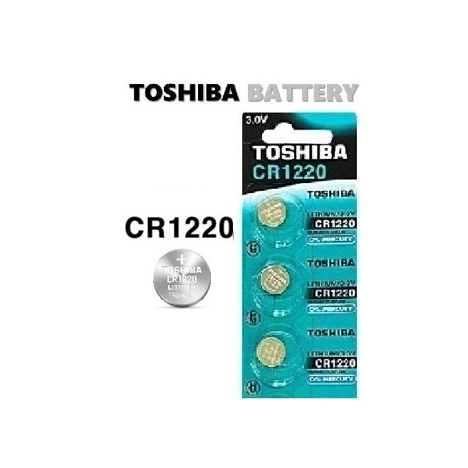 [일반우편배송] 도시바 CR1220 리튬건전지 3V 자동차리모컨 2,990원