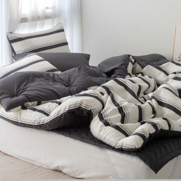 벨르데코 스트라이프 알러지케어 차렵이불세트 호텔침구 SS Q K LK 141,000원