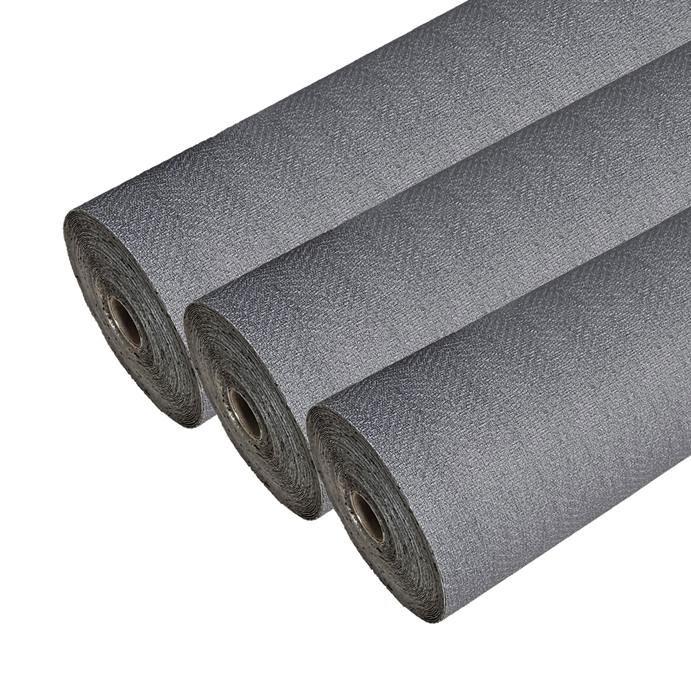 닥터하우스 빅사이즈 슬림 실크 셀프도배 스티커 벽지 3p, 라인차콜 179,970원