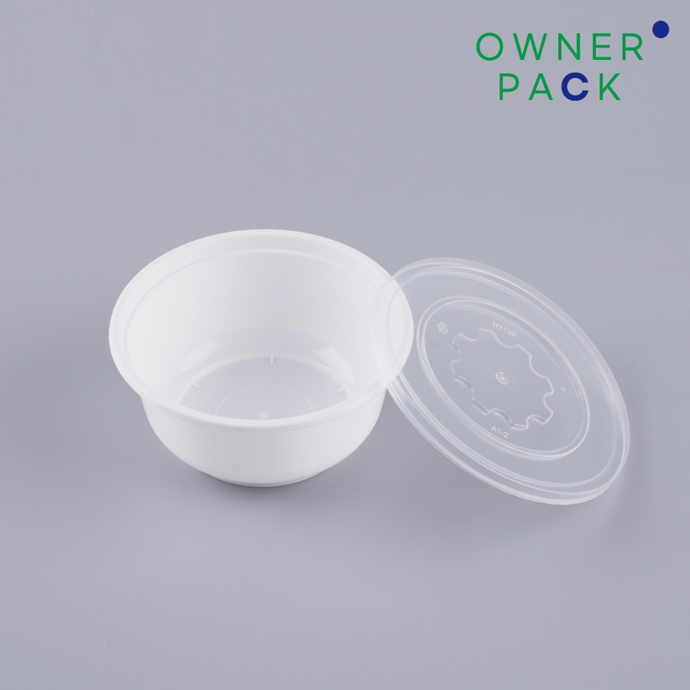 [BR] 원형 죽용기(P-400/백색/400ml) 600개 세트 87,000원