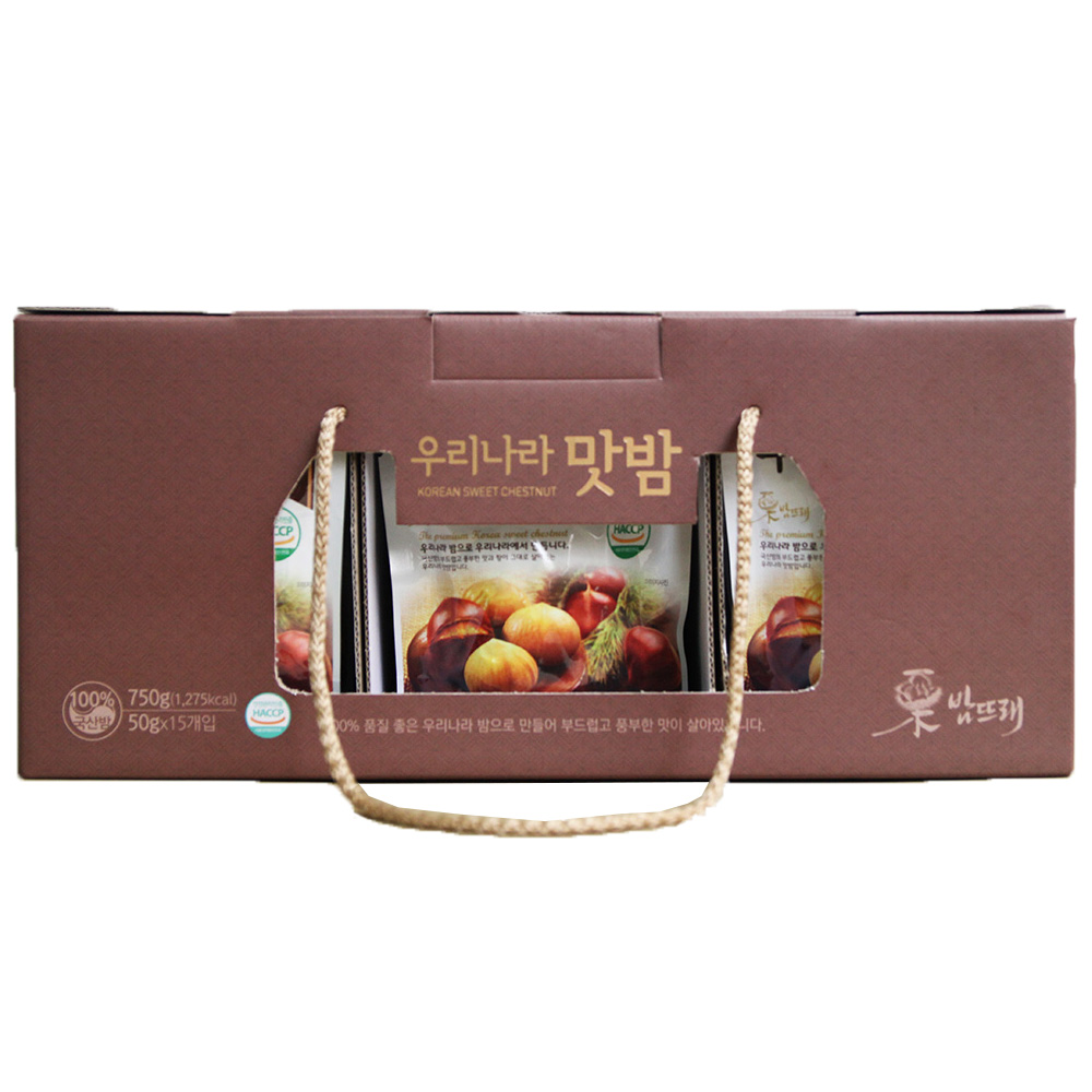 밤뜨래 우리나라 맛밤, 50g, 15개 33,000원