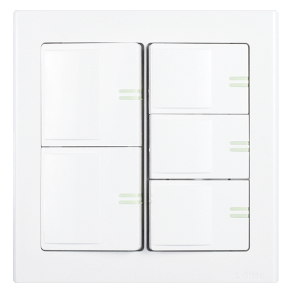 일신전기 와이드 SW 5구 1로 스위치 44,400원