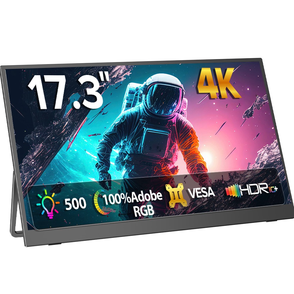 에비크 4K UHD DEX 포터블 100%AdobeRGB HDR 휴대용 모니터, 43.94cm, 노터치 339,000원