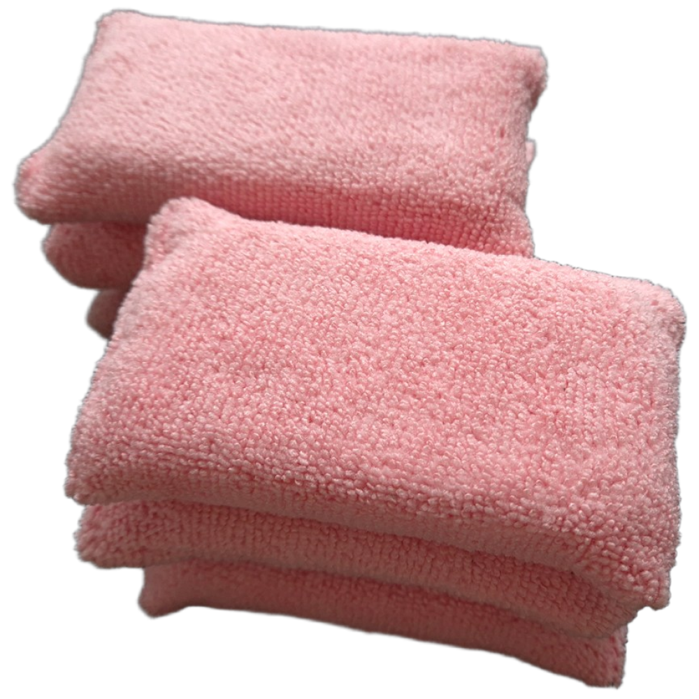 콤팩트 어플리케이터 6P 세트구성 극세사 미니 세차 스펀지, 핑크, 1세트 8,900원