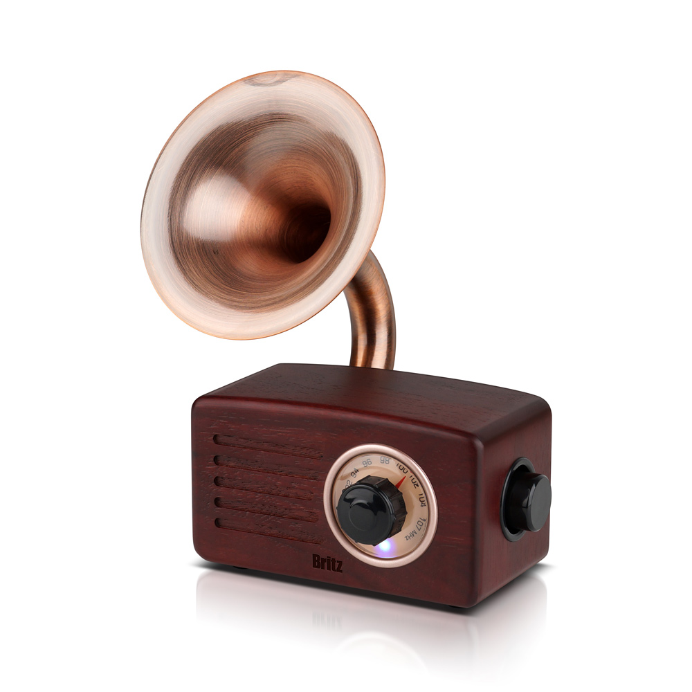 브리츠 Phono2 앤틱 블루투스 스피커 라디오 99,000원