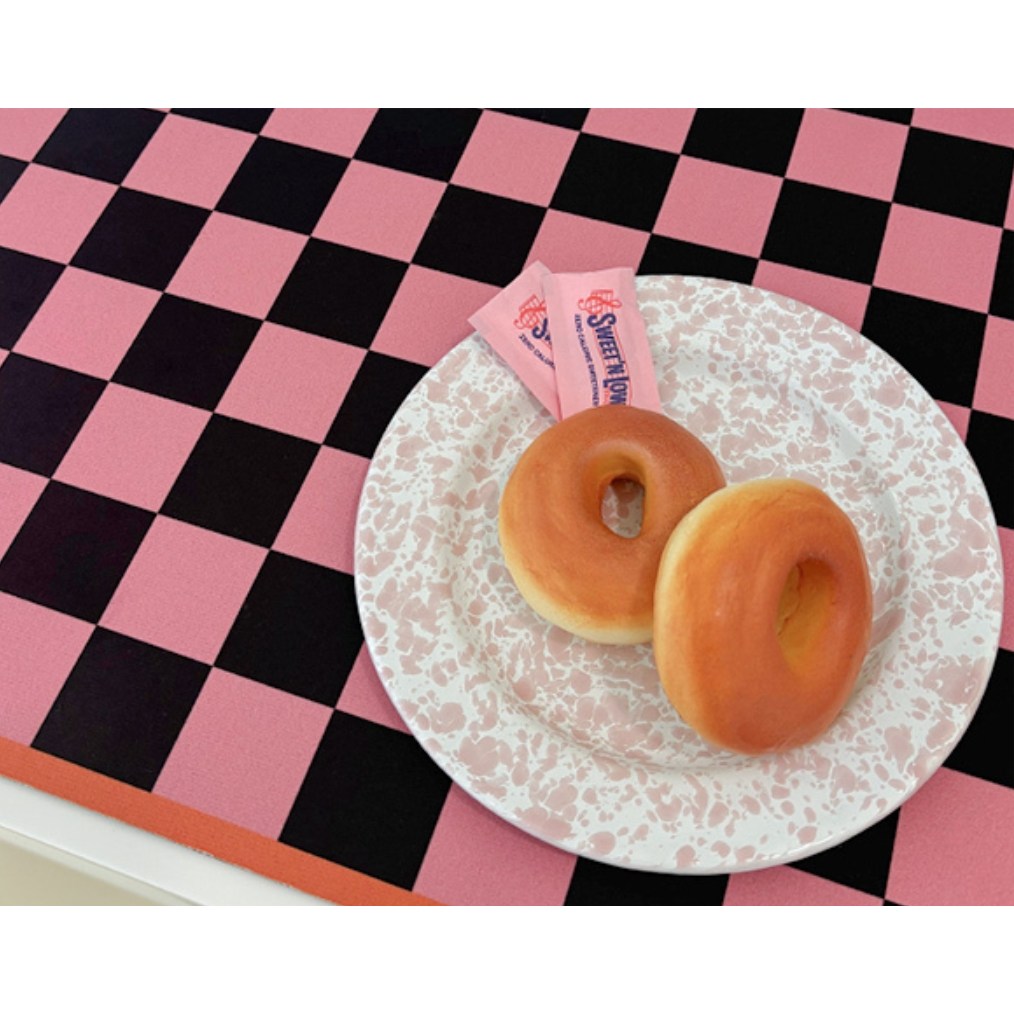빨리마르는 체커보드 규조토 발매트 화장실발매트 욕실발매트, 핑크 5,800원