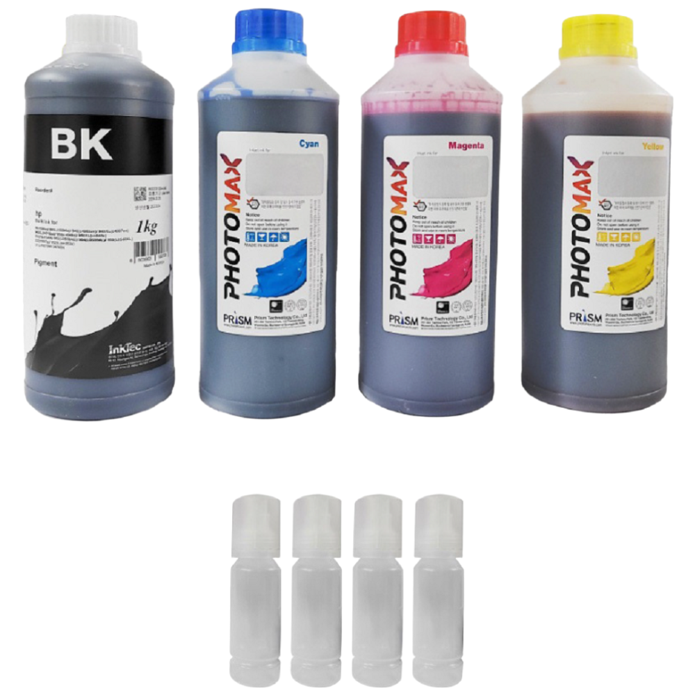 캐논잉크 G3910 G7090 무한리필 호환 G2910 G3900 G4900 100ml, 1000ml (검노파빨)세트+공병4병GI990 GI90, 1세트 53,000원