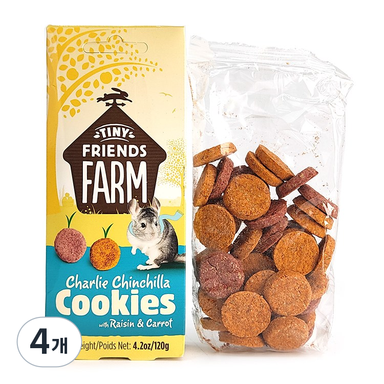 제이펫 슈프림펫 찰리 친칠라쿠키 - 건포도&당근 35,570원