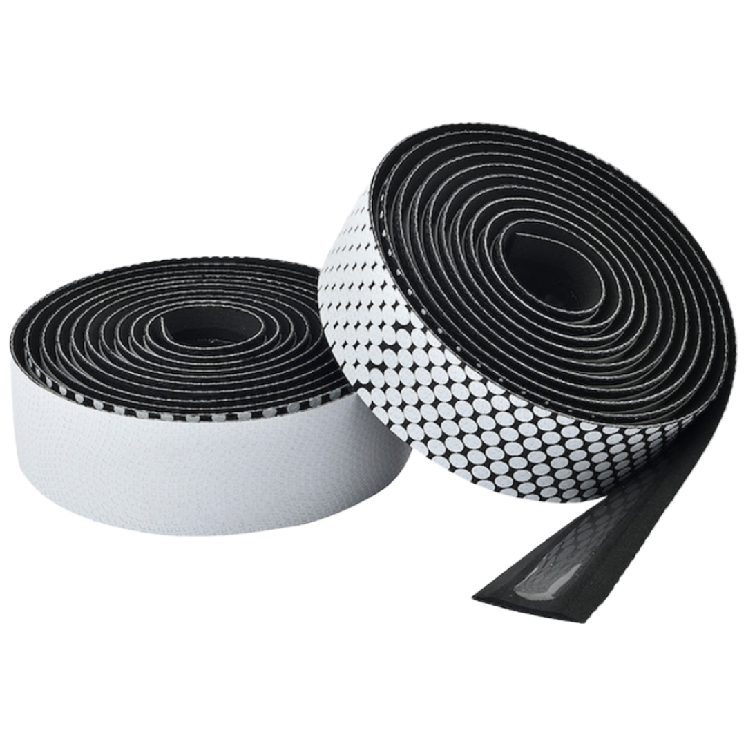 시클로베이션 어드밴스드 레더 터치 퓨전 투톤 자전거 핸들바 테이프, 블랙+화이트, 1세트 50,000원