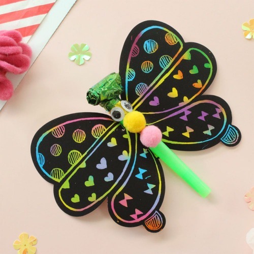 봄 곤충 스크래치 나비 피리 만들기 DIY 키트 (10인 세트) 21,700원