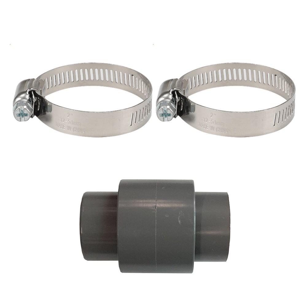 [티이디몰] 싱크호스 배수호스 연장키트+스텐밴드2개, 1개, 호스연결+스텐밴드2개 3,950원