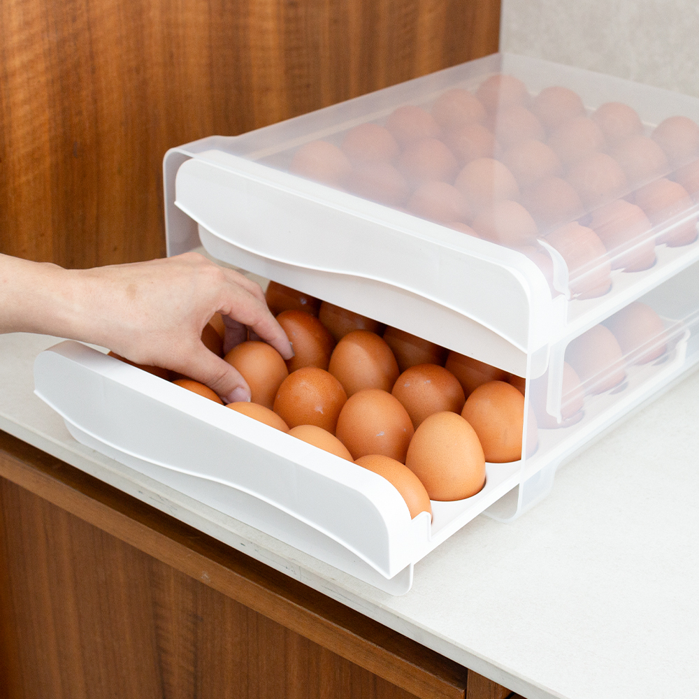 아임홈리빙 신선한 에그닷 60구 계란 보관함, 투명, 1개 11,760원