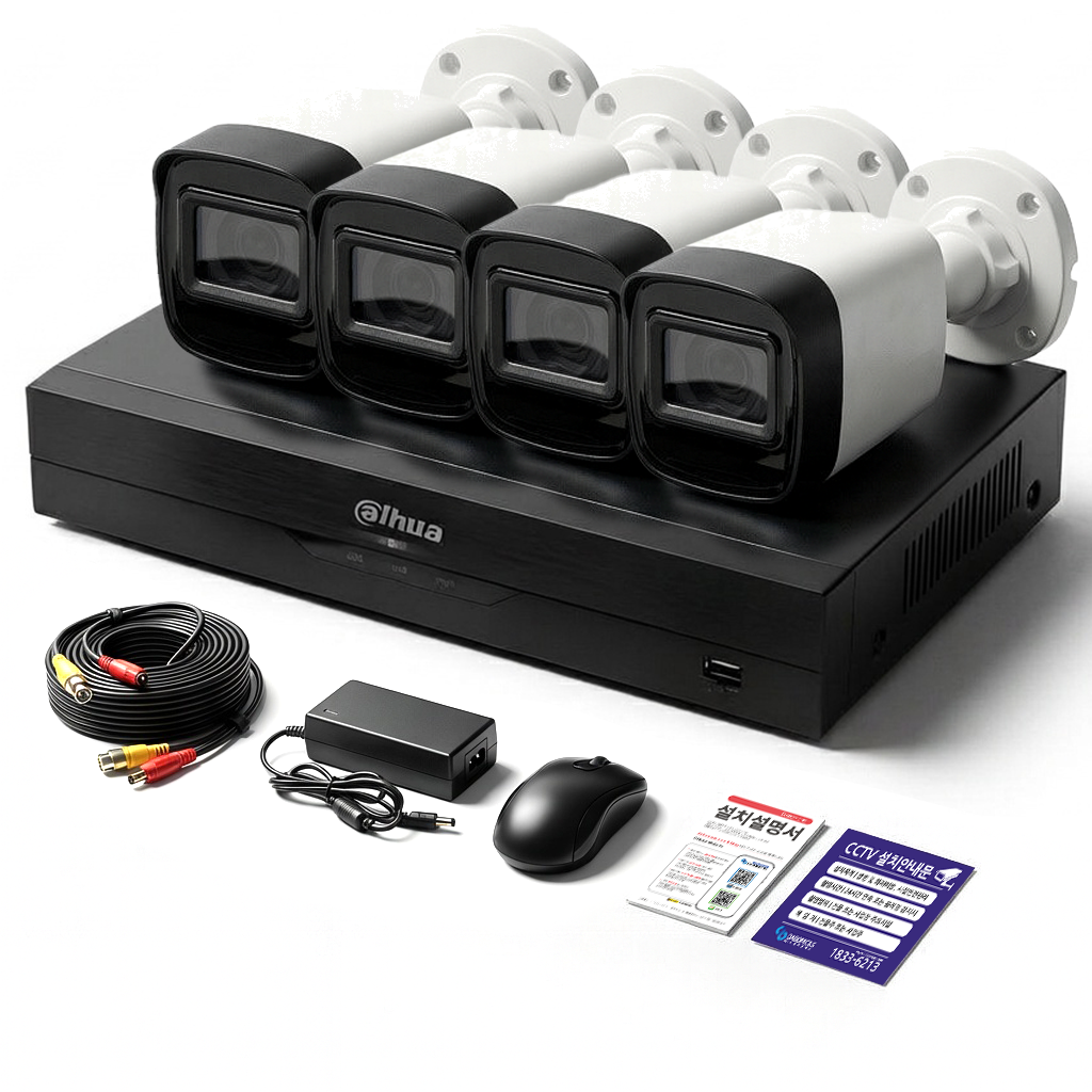 500만화소 CCTV 풀세트 실내 실외 카메라 녹화기 하드디스크 2TB 케이블 포함, 4개, 500만화소 실외카메라 399,000원