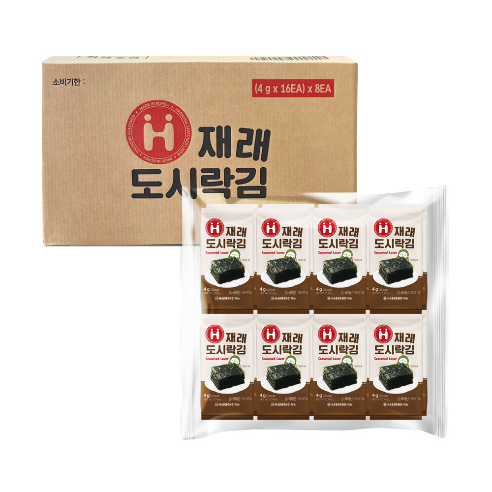 해농 재래 도시락김 4g, 4g, 128개 30,100원