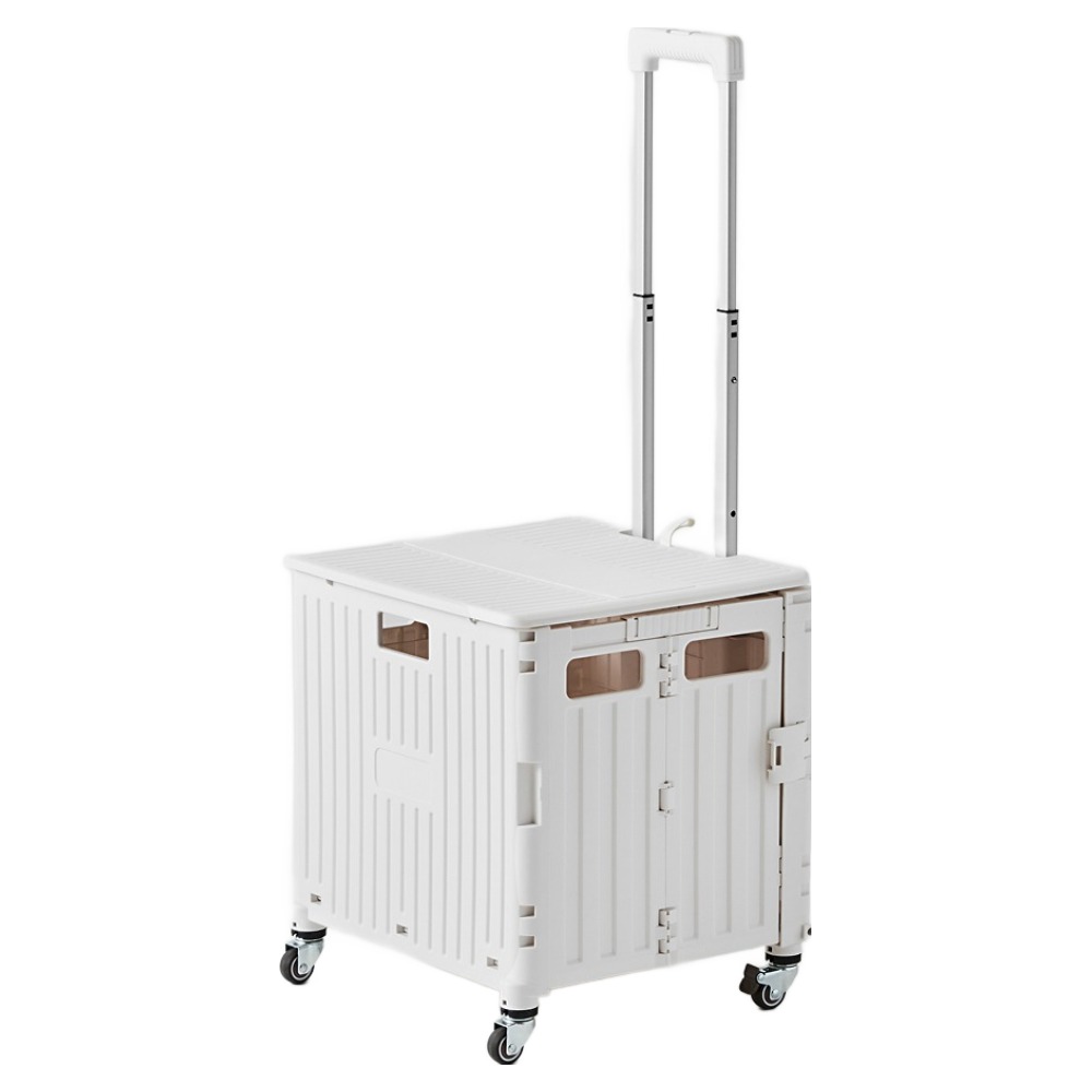 한샘 핸디 360도 회전 폴딩 장바구니 쇼핑카트 L, 화이트, 1개 50,900원