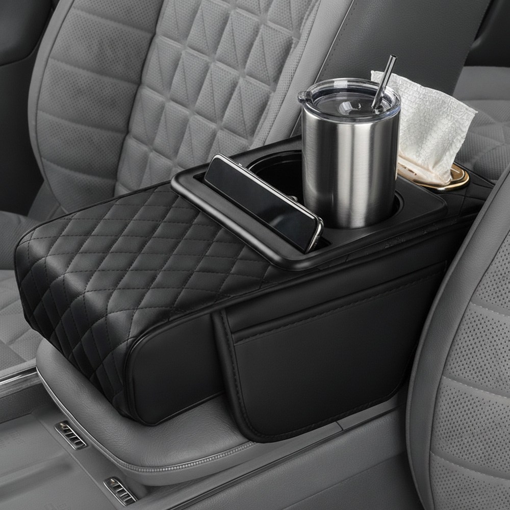 모디홈 차량용 팔걸이 쿠션 수납 콘솔 컵홀더 13,800원