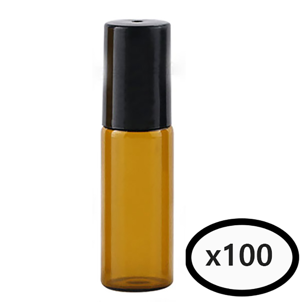 모든유통 갈색 롤온 향수 공병 5ml 아로마 공병 100개묶음, 100개 27,000원