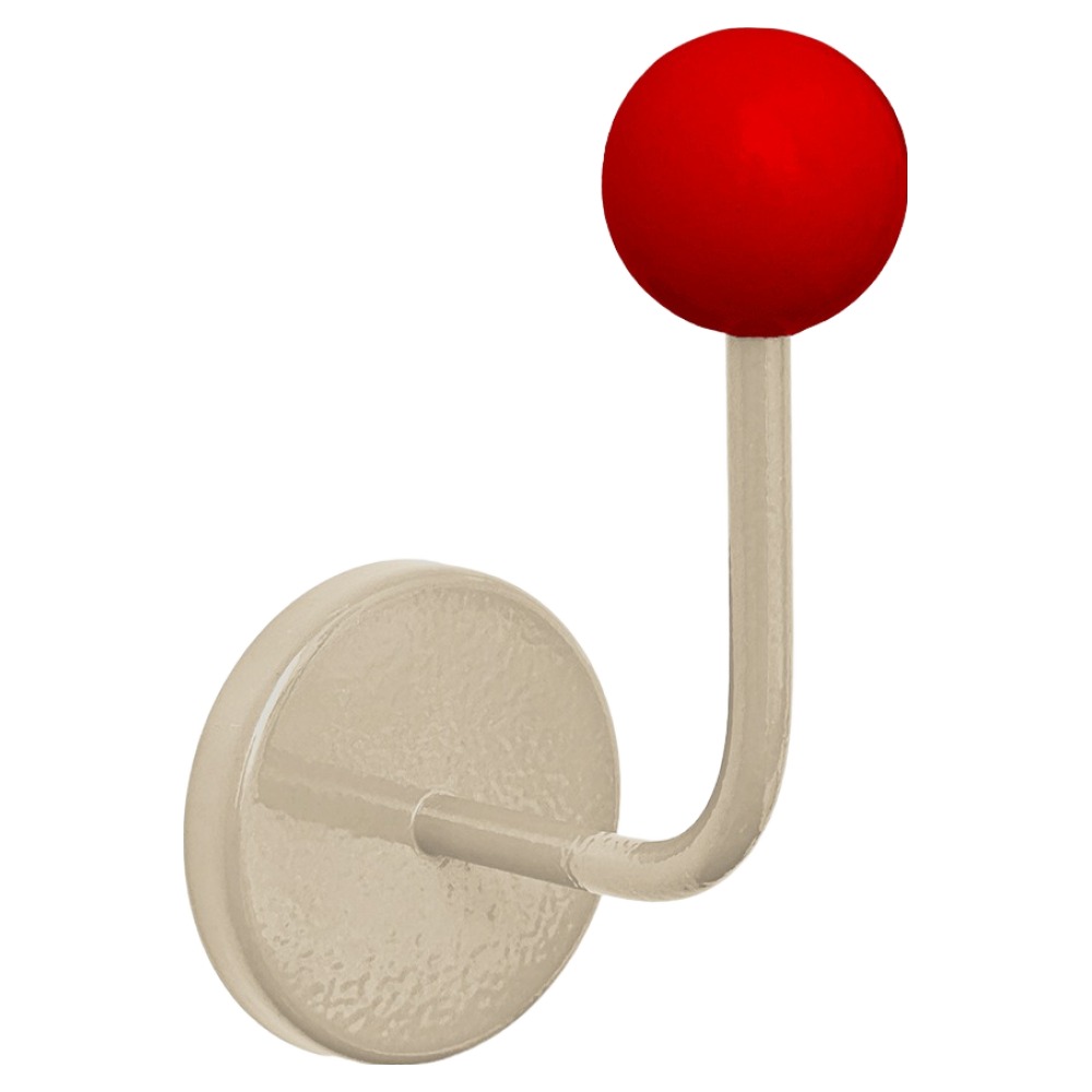 데미무드 비비 자석고리 후크 걸이, 베이지 + 레드, 1개 7,900원
