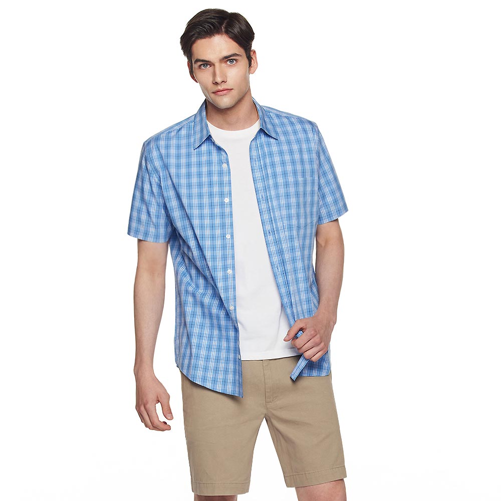 CQR 남성 남방 포플린 반팔 셔츠 CQ-TOS501 22,800원