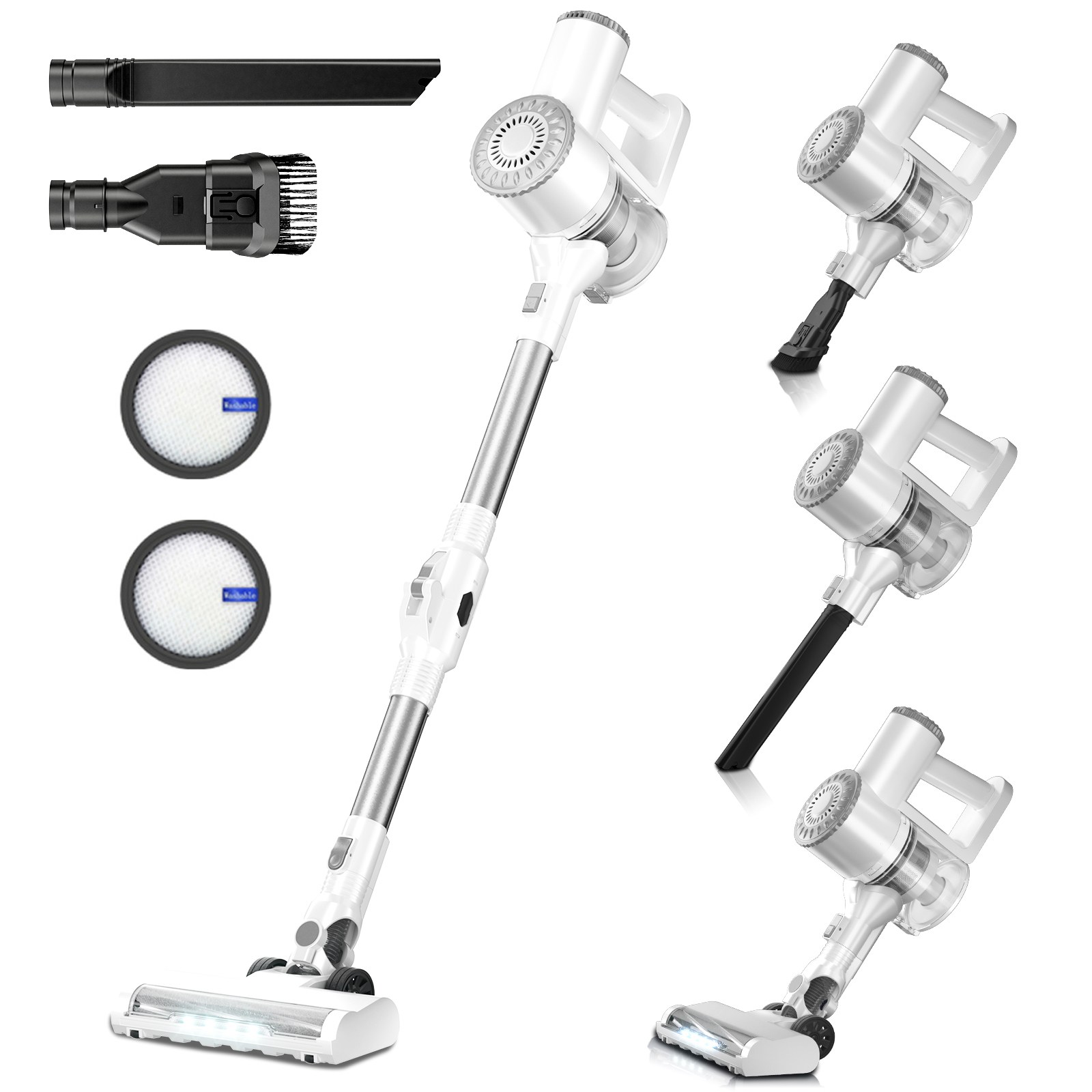 [2026년형]프리티케어 무선 청소기 핸디 청소기 W400 하얀색, W400 White, White 85,400원