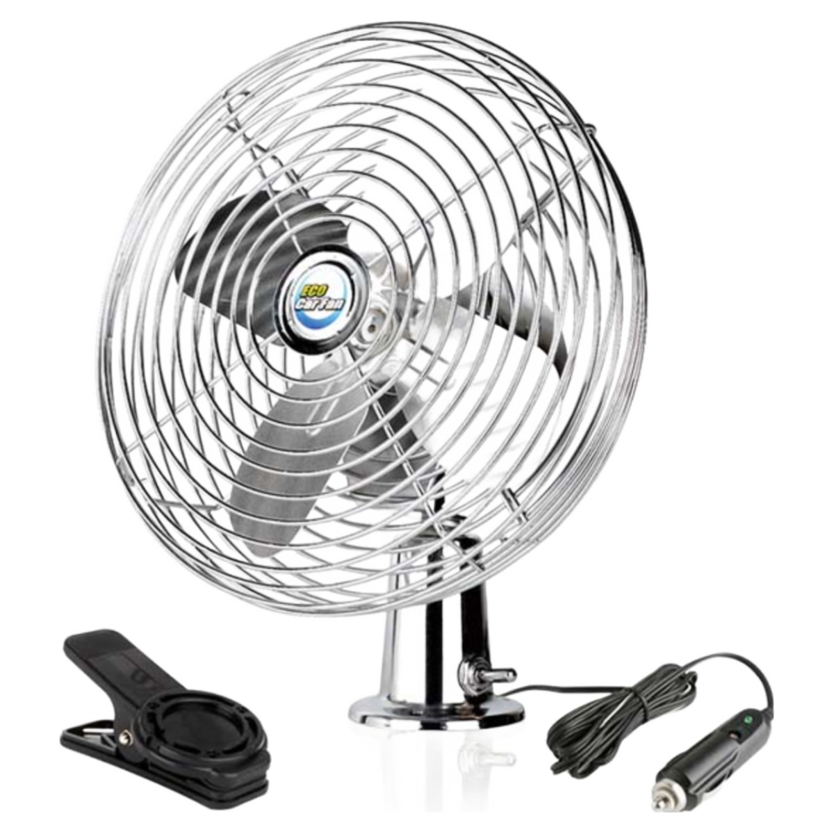 카모아 에코 메탈 카팬  차량용 선풍기 8인치 12V 24V) 자동차 화물차 크롬 시거잭 선풍기 33,000원