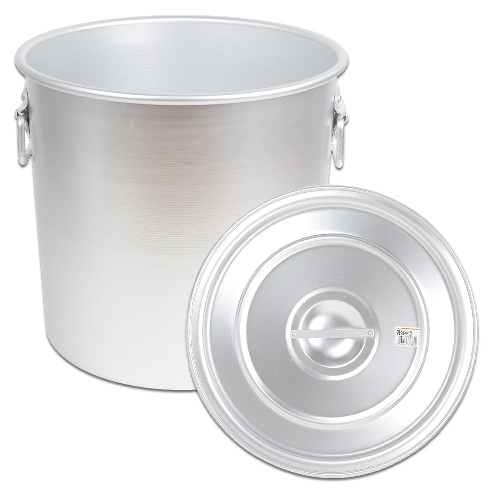 국산 위생 육수통 양은 식깡 대용량 업소용 곰솥 들통, 1개, (15호) 47L, 43.5cm 91,500원