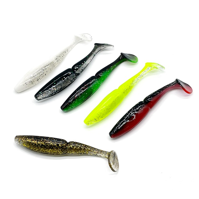 청룡조구 투톤 버징쉐드 4.5인치 소프트베이트 버징웜, 03.블랙레드 1,990원