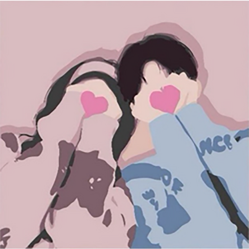 유화그리기세트 diy유화세트 2020 20x20cm 커플그림 고양이그림 미니이젤 증정 10,900원