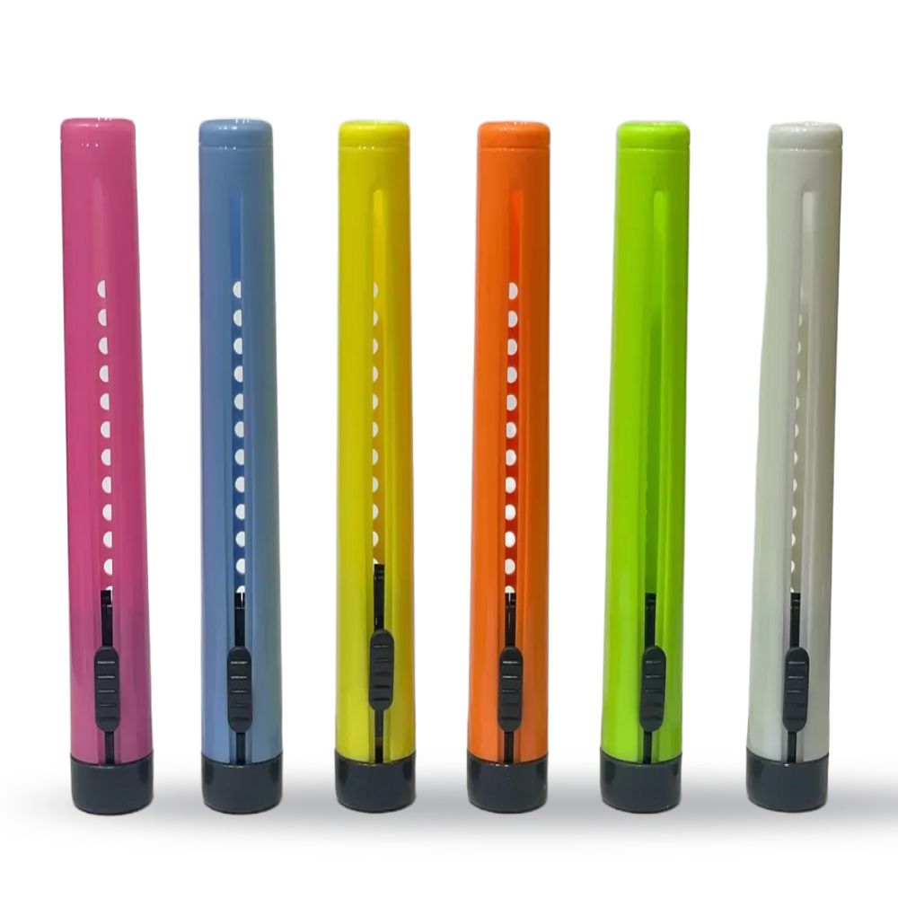 필요이상 슬림 슬라이드 분필 홀더 6종 세트 (문교 클리니 호환) 주황/노랑/파랑/초록/빨강/흰색 13,900원